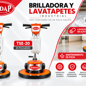 brilladora y lavatapetes serdap